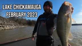 Fishing lake Chickamauga in some Terrible Conditions - Feb 2023