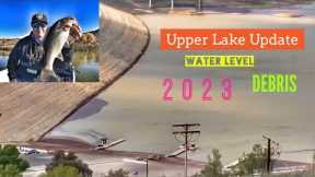 Upper Castaic Lake Update!  Lake levels and debris report 2023, plus bonus Lagoon Fishing