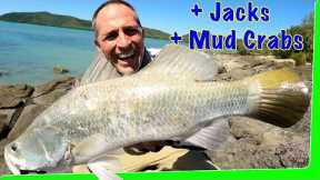 2 Day Mothership - Rock Fishing - Epic fish action - Mud Crabs - Catch & Cook - Day 1 - EP.581