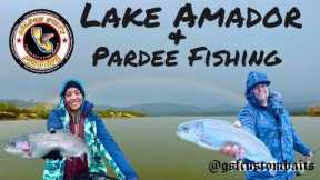 Pardee Lake Reservoir and Lake Amador CA Fishing | Mini Jig Trout Fishing | Drop Shot For Trout |