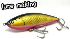 【lure making】How to  make a sinking bait handmade lure  making