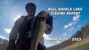 Bull Shoals Lake Fishing Report | March 24 2023 | Del Colvin