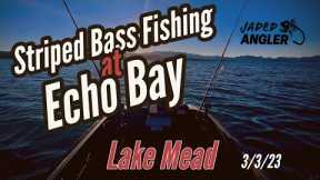 3/3/23 STRIPED BASS FISHING AT ECHO BAY, LAKE MEAD