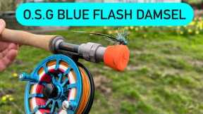 Best Blue Flash Damsel EVER ? UK Stillwater Trout Fly Fishing