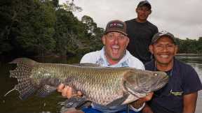 Fishing Lost Rivers for PREHISTORIC WOLF FISH! {Catch Clean Cook} Rewa Eco Lodge, Guyana