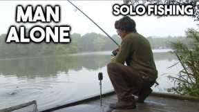 Solo Overnight Fishing on a Lake - MAN ALONE