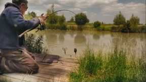fishing a tiny lake - fish go crazy!