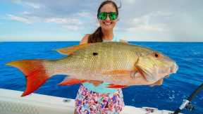 The BEST Eating Fish! Mutton Snapper Catch, Clean & Cook!