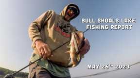 Bull Shoals Lake Fishing Report | May 26 2023 | Del Colvin