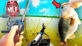 1v1v1v1 BIG BASS Fishing Tournament on TEXAS'S BEST LAKE (I WON!)