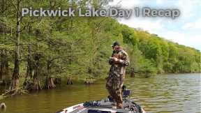 Pickwick Lake Bass Fishing Day 1 Recap