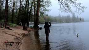 Spring Time Trout Fishing at Lake Gregory