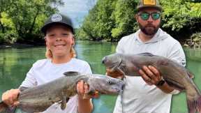 Catfish Catch, Clean, and Cook with Cole and Jay