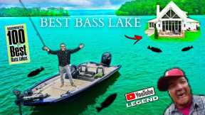 Fishing a WORLD CLASS Bass Lake w/ YouTube LEGEND (Private Lakehouse)