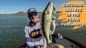 LAKE MEREDITH WALLEYE! Let's Fish #17 - 2020 SouthWEST Lake Meredith, Texas Walleye Fishing