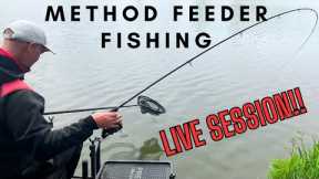 METHOD FEEDER FISHING AT BARSTON LAKE - BIG CARP!!!