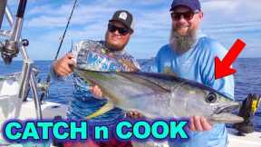 Catching Yellowfin Tuna {Catch and Cook}