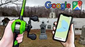 Google Maps Fishing Challenge (Creek, Pond, Lake)
