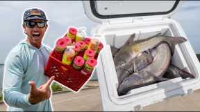 FISHING MY DIY JUGS | Filling the Cooler with Catfish!
