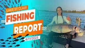 Lake St. Clair Fishing Report 8/17/2023