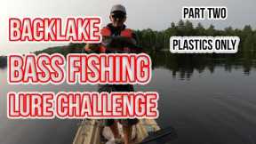 Lake X Lure Challenge ( Plastics only Bass Fishing )