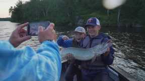 Kids Catch Muskies on Lake of the Woods!