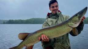 Horrible Weather and Mind-Blowing 44-Inch Fish The Unbelievable Pigeon Lake Kawartha Monster Muskies
