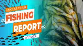 Lake St. Clair Fishing Report 9/1/2023