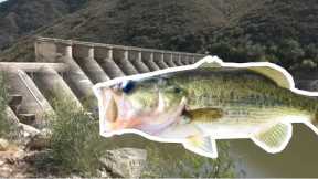Finally fishing the dam (Lake Hodges Bass Fishing)