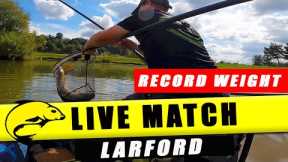 My BIGGEST EVER match fishing weight! Larford Lakes Live Match