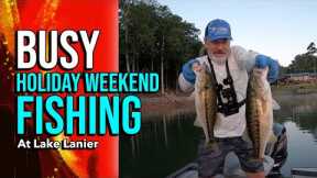 Busy Holiday Weekend Fishing At Lake Lanier #lakelanierfishing2023  #fishing