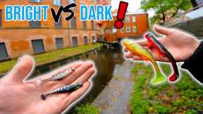 Bright VS Dark Lures (URBAN Fishing Challenge!)