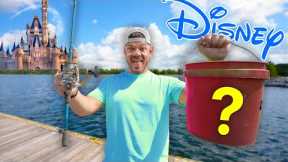 Fishing Disney World's SECRET Lake! (INSIDE Disney!)