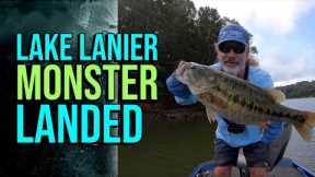 Lake Lanier Monster Caught! #lakelanierfishing2023  #bassfishing