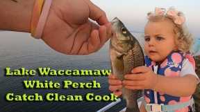 Fishing Lake Waccamaw for White Perch (Catch Clean Cook)