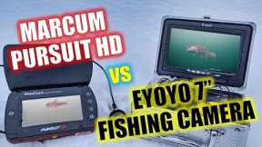 Marcum Pursuit HD vs Eyoyo 7 Underwater Fishing Camera [Ice Fishing Camera Review]