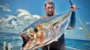 Massive Tunas Going CRAZY! {Catch Clean Cook} a Hurricane Made us Stop Fishing!