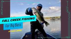 Fall Creek Fishing For Big Bass At Lake Lanier #lakelanierfishing2023  #bassfishing