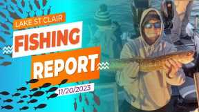 Lake St. Clair Fishing Report 11/20/2023