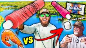 Jug Fishing for MONSTER Fish to Eat vs Neighbor Darrell (Catch Clean Cook)