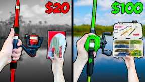 $20 vs $200 Budget Fishing Challenge