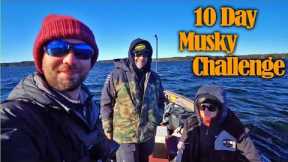 Fishing A New Trophy Lake - 10 Day November Musky Challenge 2023 - Day 6
