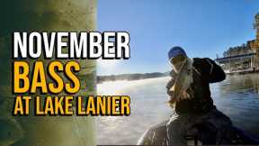 November Bass At Lake Lanier #lakelanierfishing2023  #bassfishing