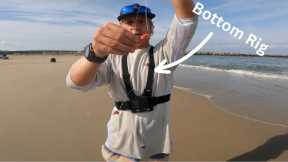 Beach Fishing The Easy Way for Nonstop Action - Surf Fishing Tips for Bottom Rig