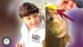Do THIS To Catch HUGE Cold Water Bass | Kids Love Fishing