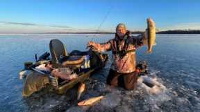 Red Lake Walleye Fishing! Early Ice 2023