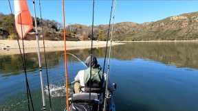 Fishing Silverwood lake and lake Perris looking for some topwater action!