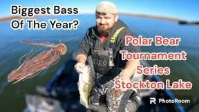 I catch a GIANT BASS on a old school lure THAT STILL WORKS! Polar Bear Tournament Stockton Lake