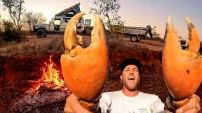 I SPENT 72 HOURS Catching GIANT CRAB - Catch and Cook on a FIRE
