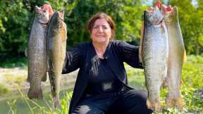 Catch and Cook Giant Fishes. Grandma's 3 Best Fish Recipes - The Secret of Taste
